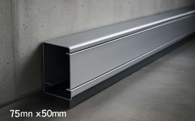 Upgrade your wiring with durable and versatile trunking 75mm x 50mm for seamless cable management
