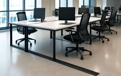 Upgrade Your Workspace with Sleek office floor trunking for Clean Cable Management.