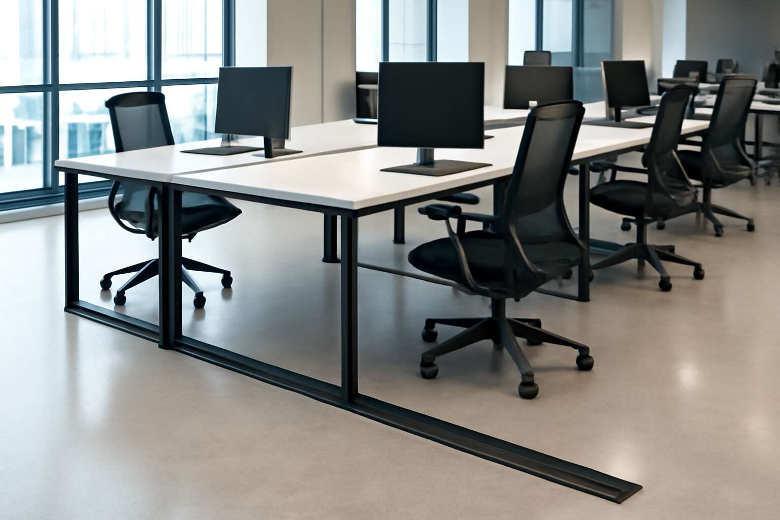 office floor trunking