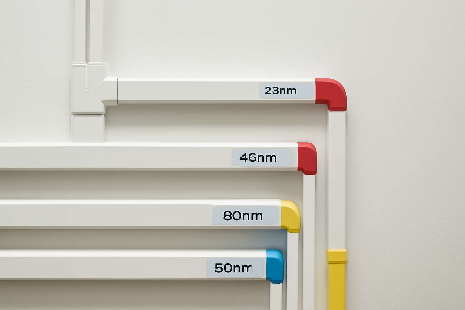 trunking pipe sizes