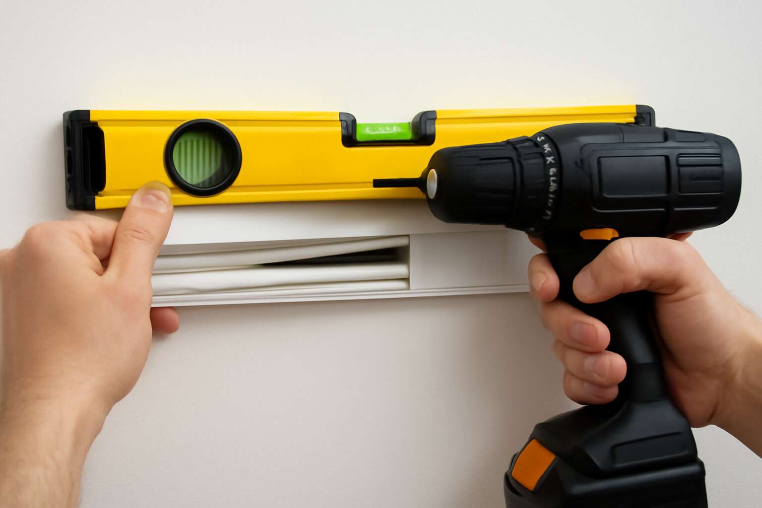 how to attach trunking to wall