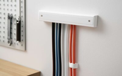 Keep cables neat with trunking holder: a stylish, durable solution.