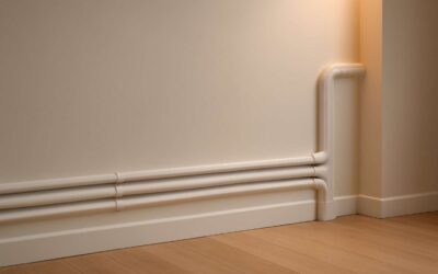 Upgrade your space with trunking to hide pipes for a clean, clever look.