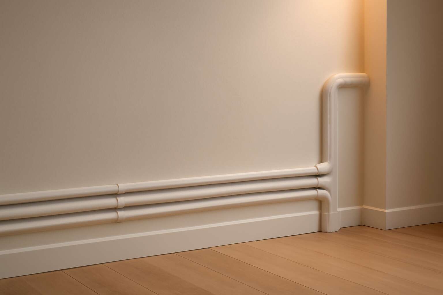 trunking to hide pipes