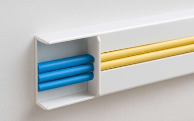 Upgrade your cabling with the trunking divider – slick, clean, and ultra-organized.