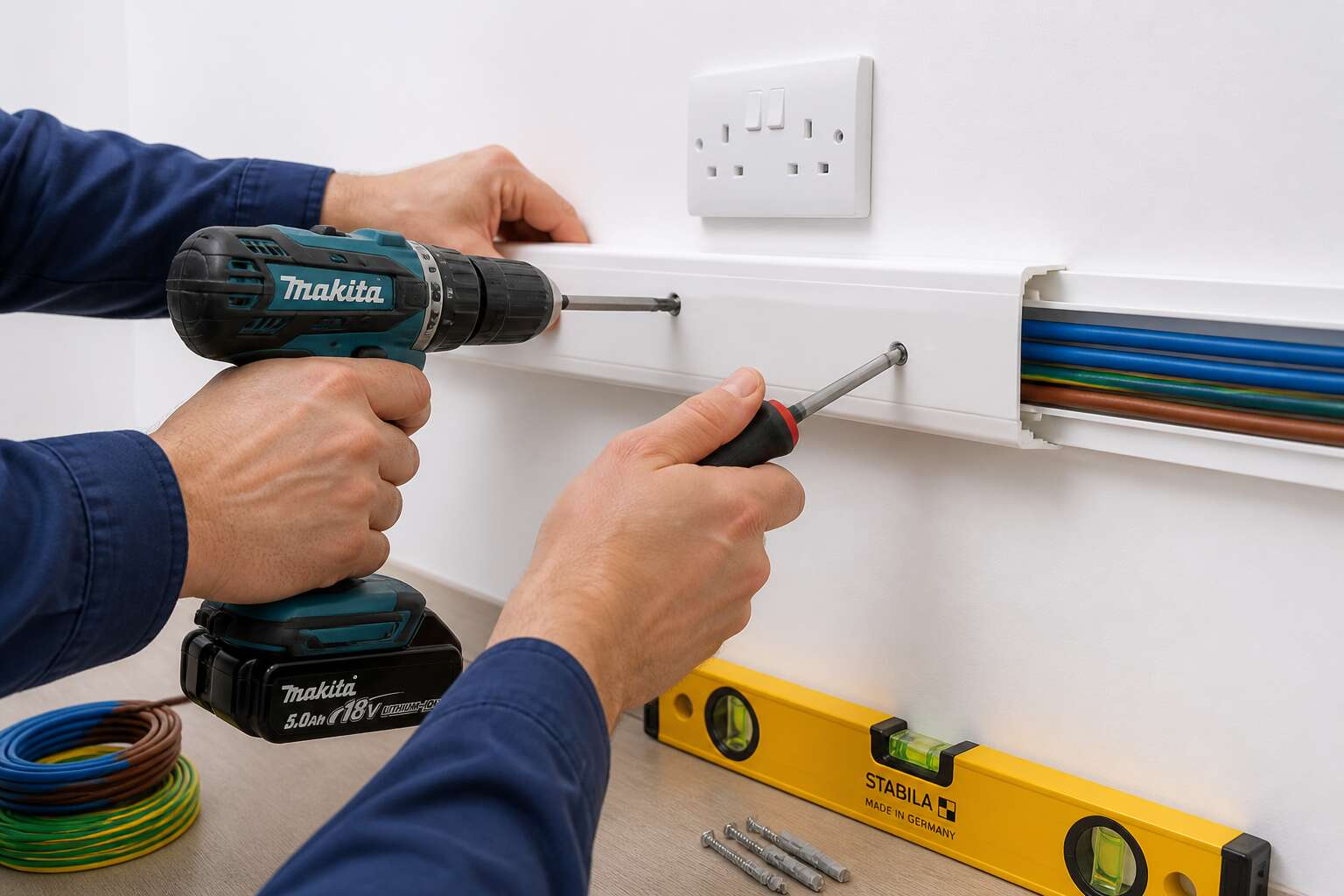 trunking installation