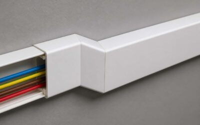 Pasang trunking 45 darjah untuk Kabel Rapi